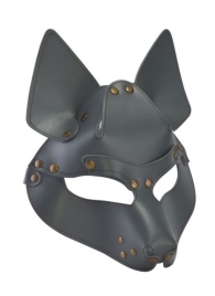 Серая маска Wolf с клепками - Sitabella - купить с доставкой в Балаково