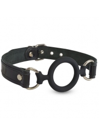 Силиконовый кляп-рамка на кожаных ремешках - Sitabella - купить с доставкой в Балаково