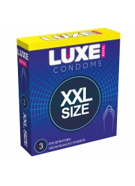 Презервативы увеличенного размера LUXE Royal XXL Size - 3 шт. - Luxe - купить с доставкой в Балаково