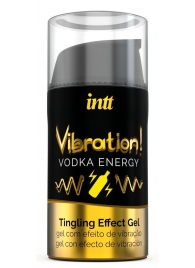 Жидкий интимный гель с эффектом вибрации Vibration! Vodka Energy - 15 мл. - INTT - купить с доставкой в Балаково