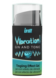 Жидкий интимный гель с эффектом вибрации Vibration! Gin   Tonic - 15 мл. - INTT - купить с доставкой в Балаково