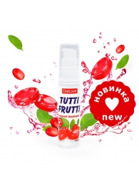Гель-смазка Tutti-frutti со вкусом барбариса - 30 гр. - Биоритм - купить с доставкой в Балаково