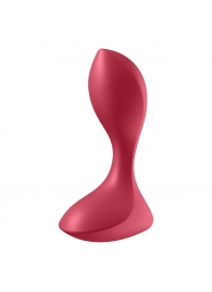 Красный вибромассажёр простаты Satisfyer Backdoor Lover - 14 см. - Satisfyer - в Балаково купить с доставкой