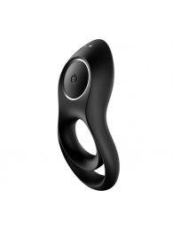 Черное эрекционное виброкольцо Legendary Duo - Satisfyer - в Балаково купить с доставкой