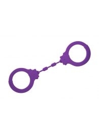 Фиолетовые силиконовые поножи Limitation - Lola Games - купить с доставкой в Балаково