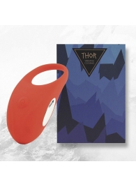 Красное кольцо с вибрацией Thor Cockring - FeelzToys - в Балаково купить с доставкой