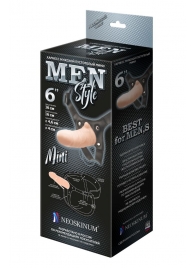 Пустотелый фаллопротез MEN STYLE - 17,5 см. - LOVETOY (А-Полимер) - купить с доставкой в Балаково