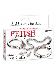 Металлические наручники Metal Leg Cuffs - Pipedream - купить с доставкой в Балаково