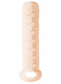 Телесный фаллоудлинитель Homme Long - 13,5 см. - Lola Games - в Балаково купить с доставкой