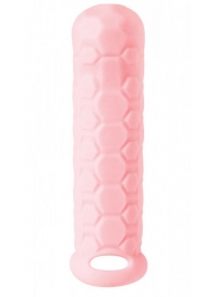Розовый фаллоудлинитель Homme Long - 15,5 см. - Lola Games - в Балаково купить с доставкой