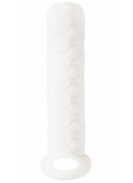 Белый фаллоудлинитель Homme Long - 13,5 см. - Lola Games - в Балаково купить с доставкой