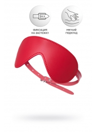 Красная маска Anonymo из искусственной кожи - ToyFa - купить с доставкой в Балаково