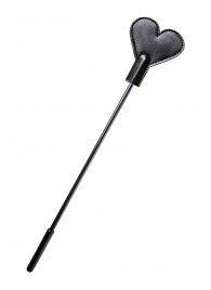 Черный стек со шлепком в форме сердца Anonymo - 35 см. - ToyFa - купить с доставкой в Балаково
