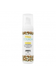 Разогревающее массажное масло с ароматом пина колада Gourmet Pina Colada - 50 мл. - Exsens - купить с доставкой в Балаково