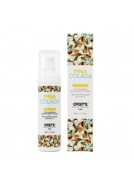 Разогревающее массажное масло с ароматом пина колада Gourmet Pina Colada - 50 мл. - Exsens - купить с доставкой в Балаково