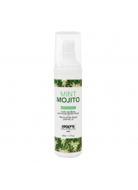 Разогревающее массажное масло с ароматом мохито Gourmet Mint Mojito - 50 мл. - Exsens - купить с доставкой в Балаково