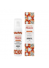 Разогревающее массажное масло Gourmet White Peach Organic с органическими ингредиентами - 50 мл. - Exsens - купить с доставкой в Балаково