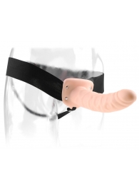 Полый страпон 8  Hollow Strap-On телесного цвета - 19 см. - Pipedream - купить с доставкой в Балаково