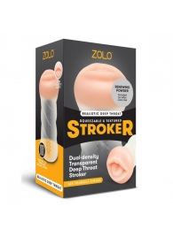 Мастурбатор-ротик ZOLO DEEP THROAT - Zolo - в Балаково купить с доставкой