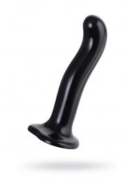 Черный стимулятор для пар P G-Spot Dildo Size L - 19 см. - Strap-on-me - в Балаково купить с доставкой