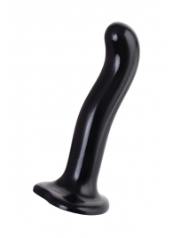 Черный стимулятор для пар P G-Spot Dildo Size L - 19 см. - Strap-on-me - в Балаково купить с доставкой