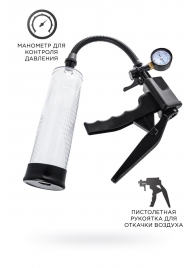 Прозрачная механическая помпа для пениса Viggo - Sexus - в Балаково купить с доставкой