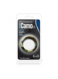 Эрекционное кольцо камуфляжной расцветки Silicone Camo Cock Ring - Blush Novelties - в Балаково купить с доставкой