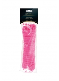 Розовая веревка для связывания Sweet Caress Rope - 10 метров - Sweet Caress - купить с доставкой в Балаково
