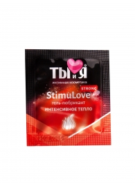 Разогревающий гель-лубрикант Stimulove Strong в одноразовой упаковке - 4 гр. - Биоритм - купить с доставкой в Балаково