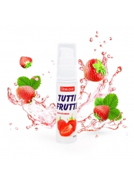 Гель-смазка Tutti-frutti с земляничным вкусом - 30 гр. - Биоритм - купить с доставкой в Балаково
