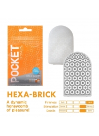 Карманный мастурбатор HEXA-BRICK - Tenga - в Балаково купить с доставкой