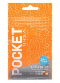 Карманный мастурбатор HEXA-BRICK - Tenga - в Балаково купить с доставкой
