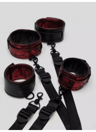 Изысканный набор фиксаций на кровати Reversible Under Mattress Restraint Set - Fifty Shades of Grey - купить с доставкой в Балаково