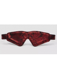 Двусторонняя красно-черная маска на глаза Reversible Faux Leather Blindfold - Fifty Shades of Grey - купить с доставкой в Балаково