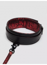 Стильный ошейник с поводком Reversible Faux Leather Collar and Lead - Fifty Shades of Grey - купить с доставкой в Балаково