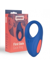 Синее эрекционное кольцо RRRING First Date Cock Ring - FeelzToys - в Балаково купить с доставкой