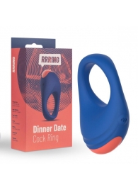Синее эрекционное кольцо RRRING Dinner Date Cock Ring - FeelzToys - в Балаково купить с доставкой