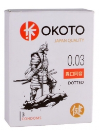 Презервативы с точками OKOTO Dotted - 3 шт. - Sitabella - купить с доставкой в Балаково