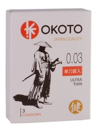 Ультратонкие презервативы OKOTO Ultra Thin - 3 шт. - Sitabella - купить с доставкой в Балаково