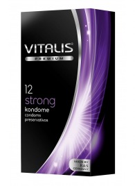 Презервативы с утолщённой стенкой VITALIS PREMIUM strong - 12 шт. - Vitalis - купить с доставкой в Балаково