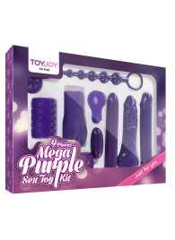 Эротический набор Toy Joy Mega Purple - Toy Joy - купить с доставкой в Балаково