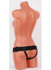 Универсальные черные трусики для страпона - БДСМ Арсенал - купить с доставкой в Балаково