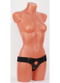 Универсальные черные трусики для страпона - БДСМ Арсенал - купить с доставкой в Балаково