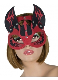 Маска дьяволицы с рожками - LOVETOY (А-Полимер) - купить с доставкой в Балаково