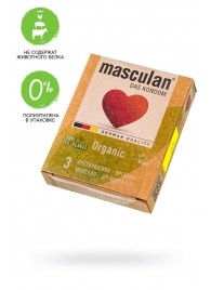 Экологически чистые презервативы Masculan Organic - 3 шт. - Masculan - купить с доставкой в Балаково
