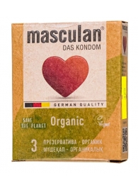 Экологически чистые презервативы Masculan Organic - 3 шт. - Masculan - купить с доставкой в Балаково