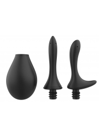 Черный анальный душ Nexus Anal Douche Set с 2 сменными насадками - Nexus Range - купить с доставкой в Балаково