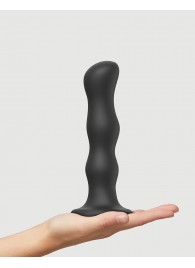 Черная насадка Strap-On-Me Dildo Geisha Balls size XL - Strap-on-me - купить с доставкой в Балаково