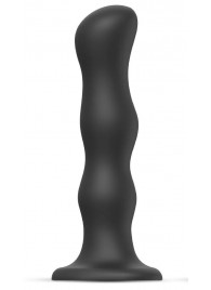 Черная насадка Strap-On-Me Dildo Geisha Balls size XL - Strap-on-me - купить с доставкой в Балаково