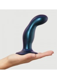 Темно-синяя насадка Strap-On-Me Dildo Plug Snaky size M - Strap-on-me - купить с доставкой в Балаково